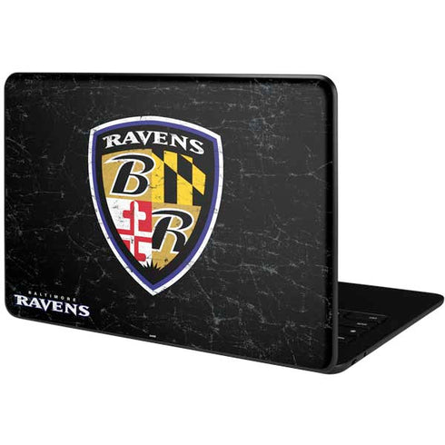 NFL Baltimore Ravens - Alternate Distressed Google Pixelbook Go Skin